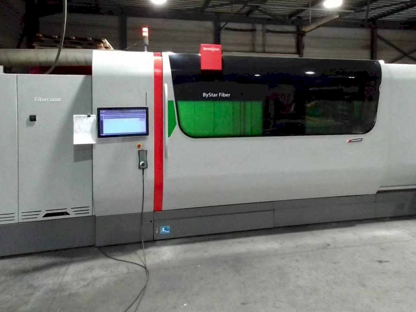 Bystronic Bystar 3015 6KW Fiber-maskinen framifrån
