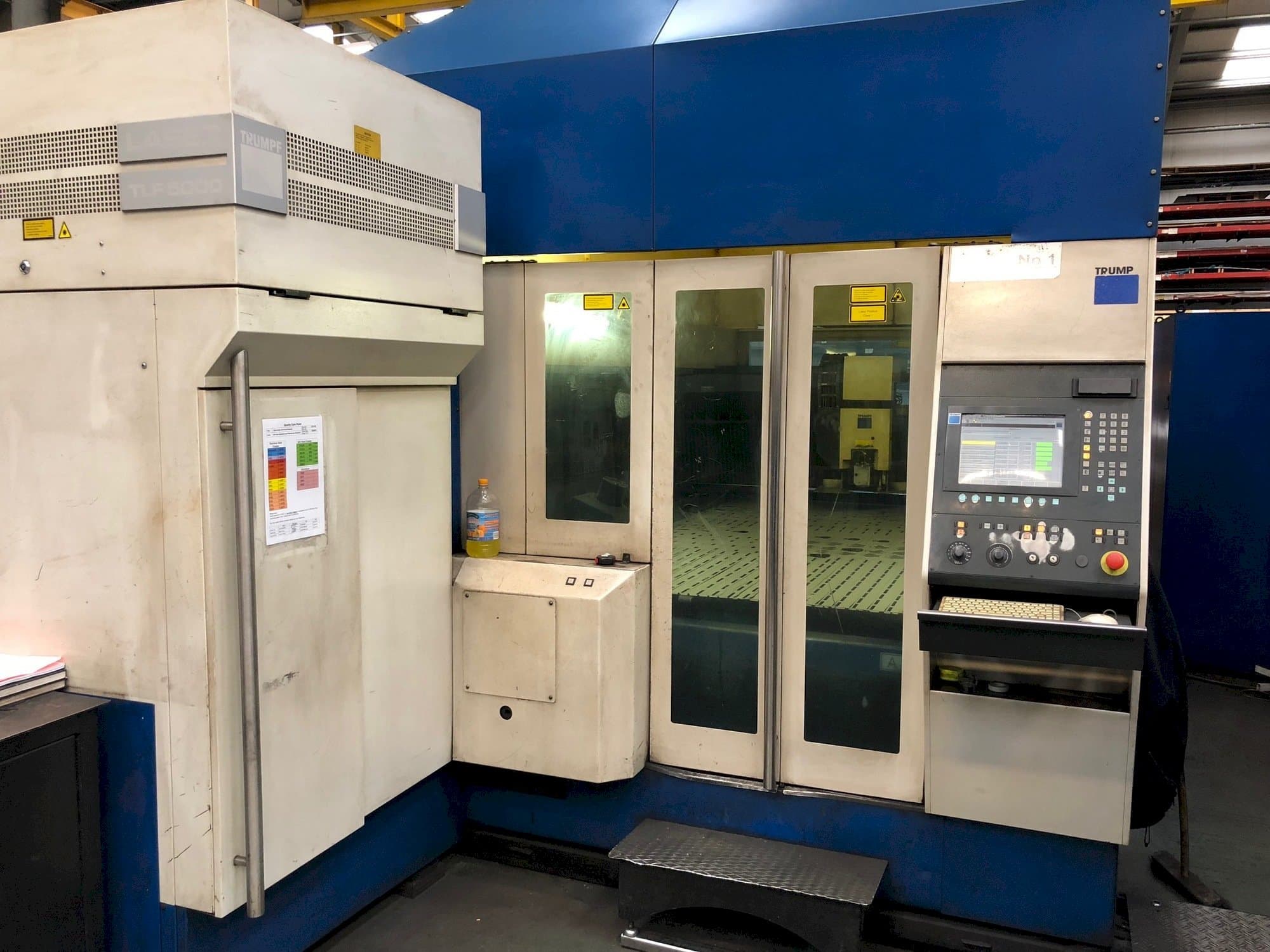 Trumpf TRUMATIC L3050-maskinen framifrån