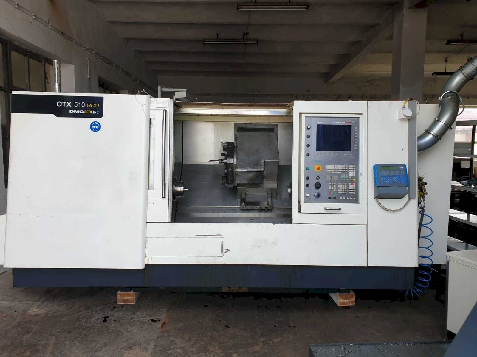 DMG MORI CTX510 eco V3-maskinen framifrån