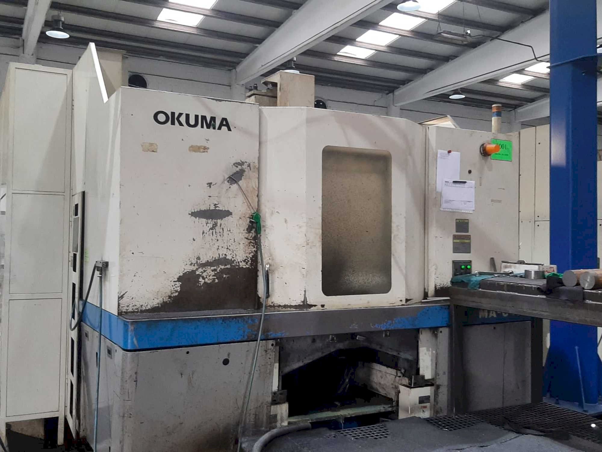 Okuma MA-60HB-maskinen framifrån