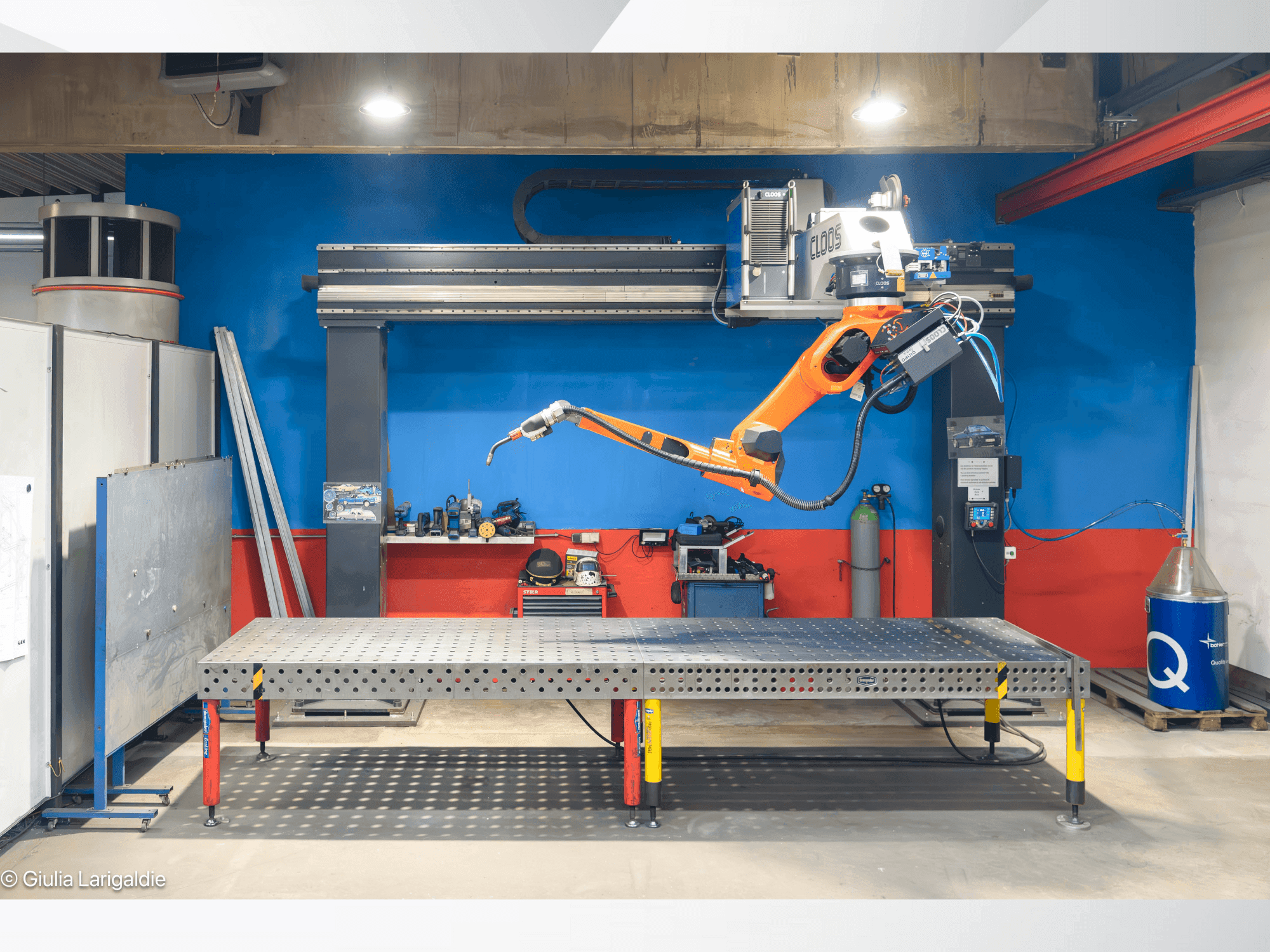 CLOOS Instant pro IRPS-maskinen framifrån