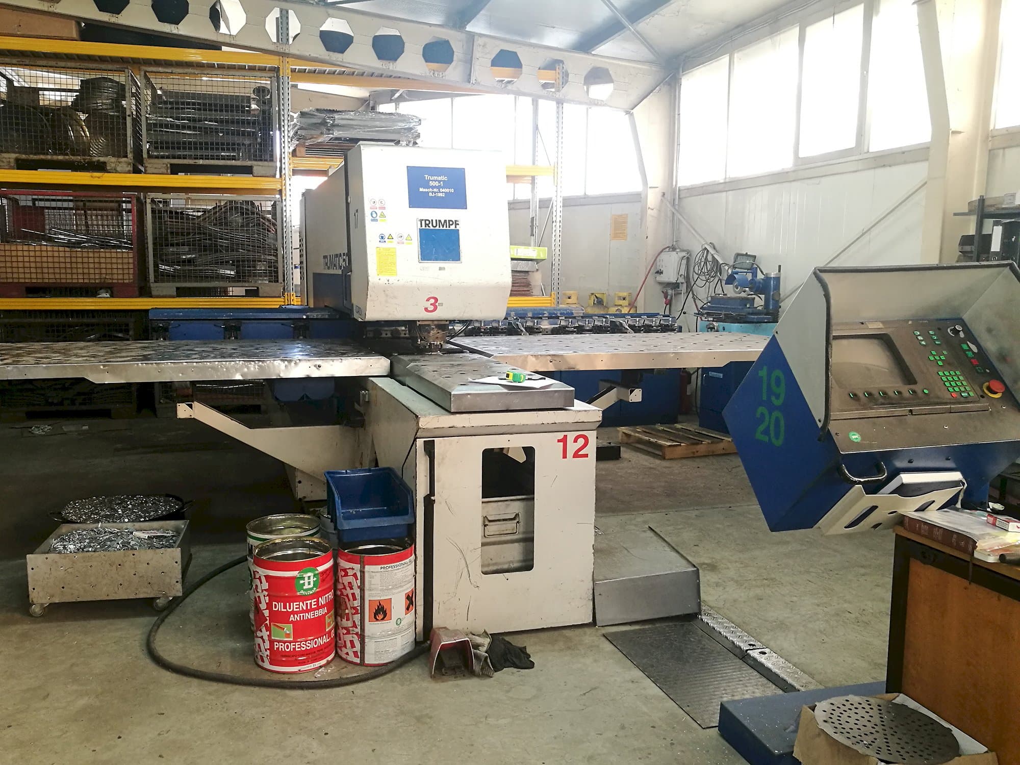 Trumpf-maskinen framifrånTrumatic 500
