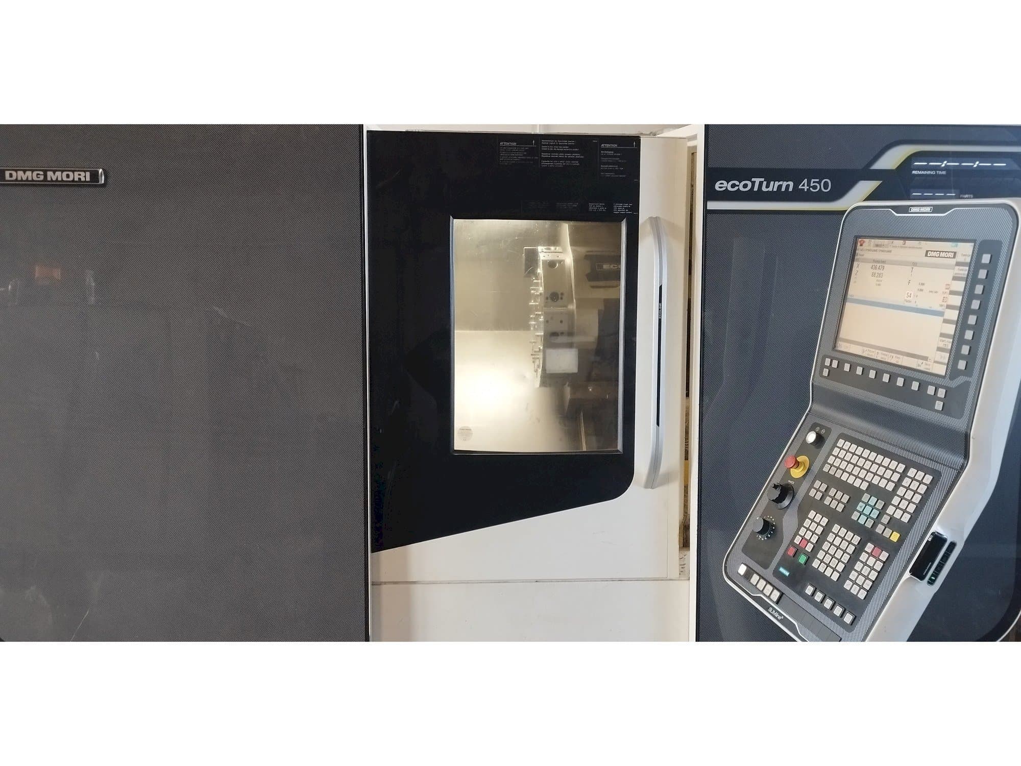 DMG MORI EcoTurn 450-maskinen framifrån