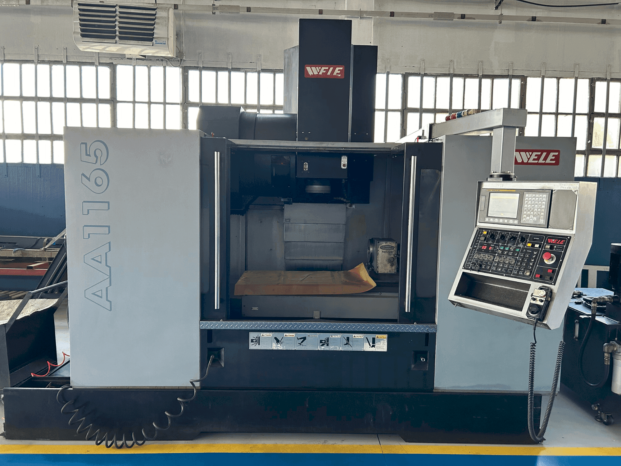 Wele AA1165-maskinen framifrån