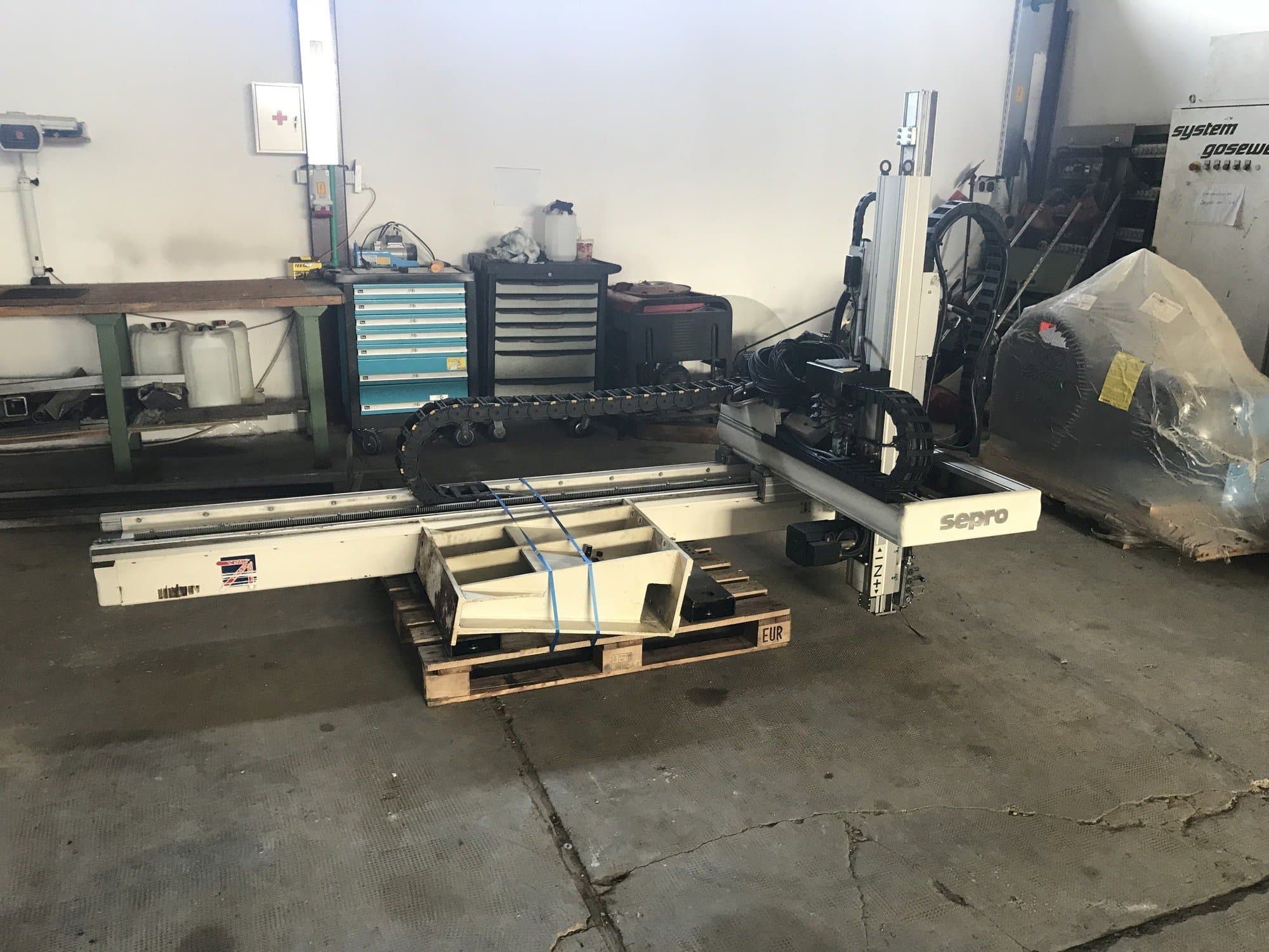 Sepro 3021 BZ-maskinen framifrån