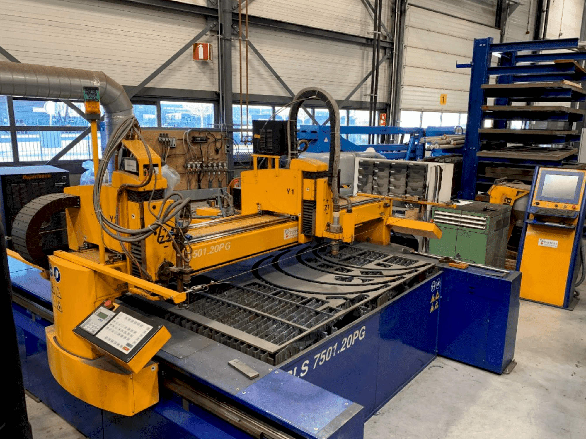 MicroStep PLS7501.20PG-maskinen framifrån