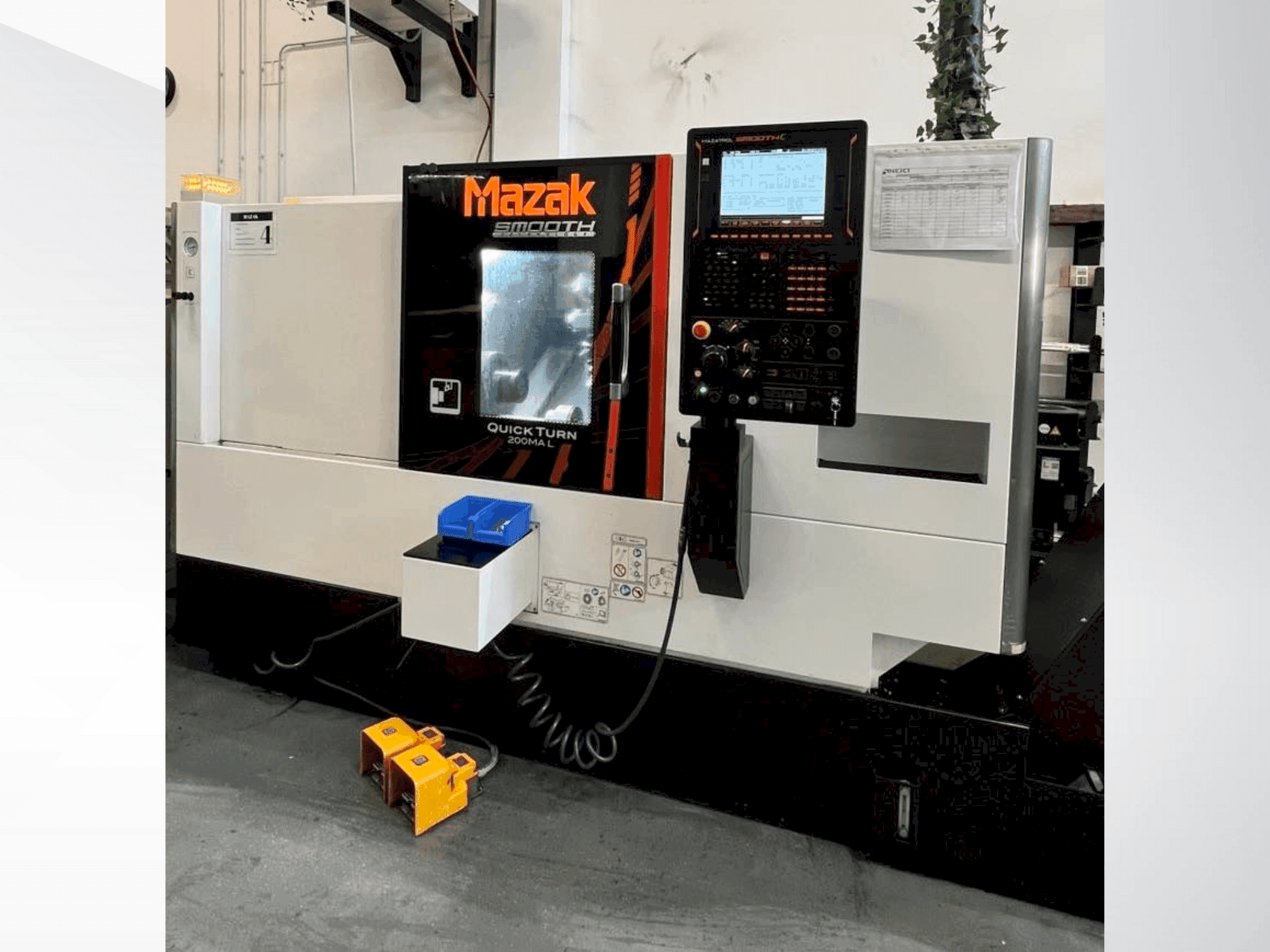 Mazak Quick Turn 200MA L-maskinen framifrån
