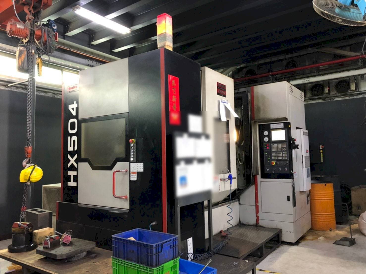 Quaser HX504II BP-maskinen framifrån
