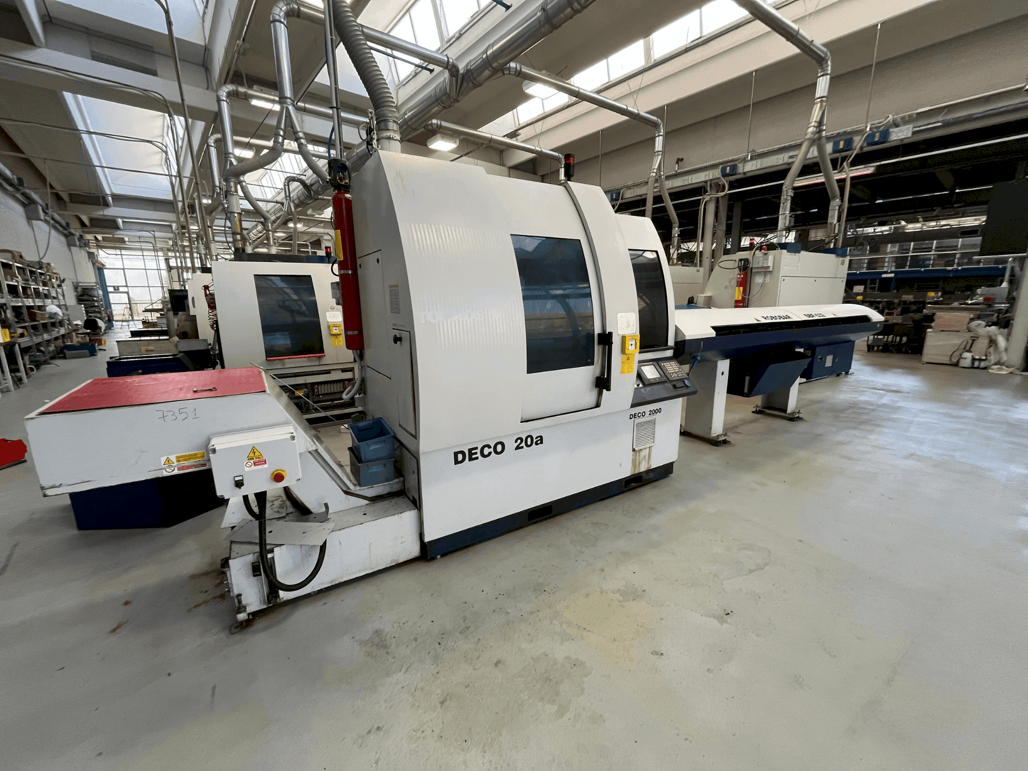 TORNOS DECO 20A-maskinen framifrån