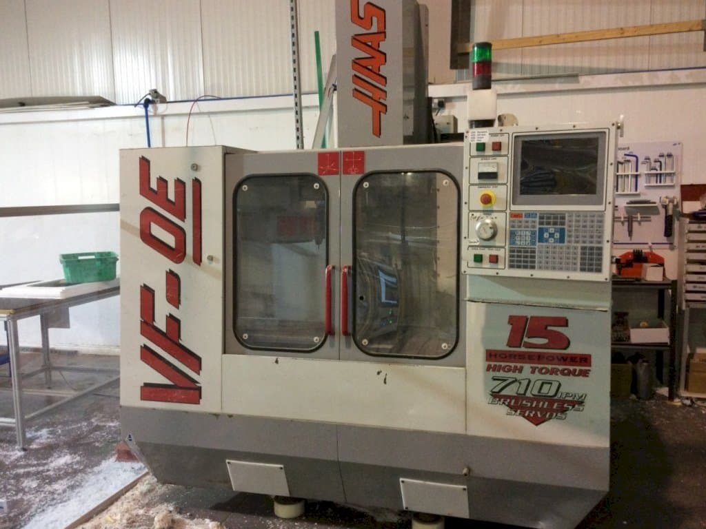 HAAS VF-OE-maskinen framifrån