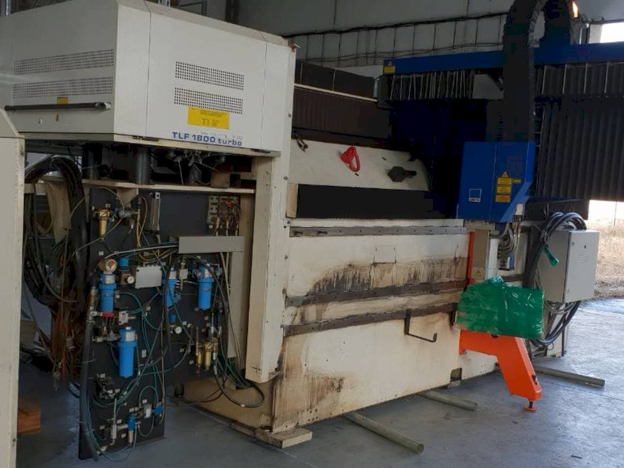 Trumpf Lasercell TLC 1005-maskinen framifrån