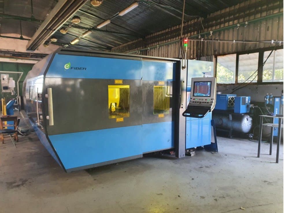 Prima Power Platino Fiber-maskinen framifrån