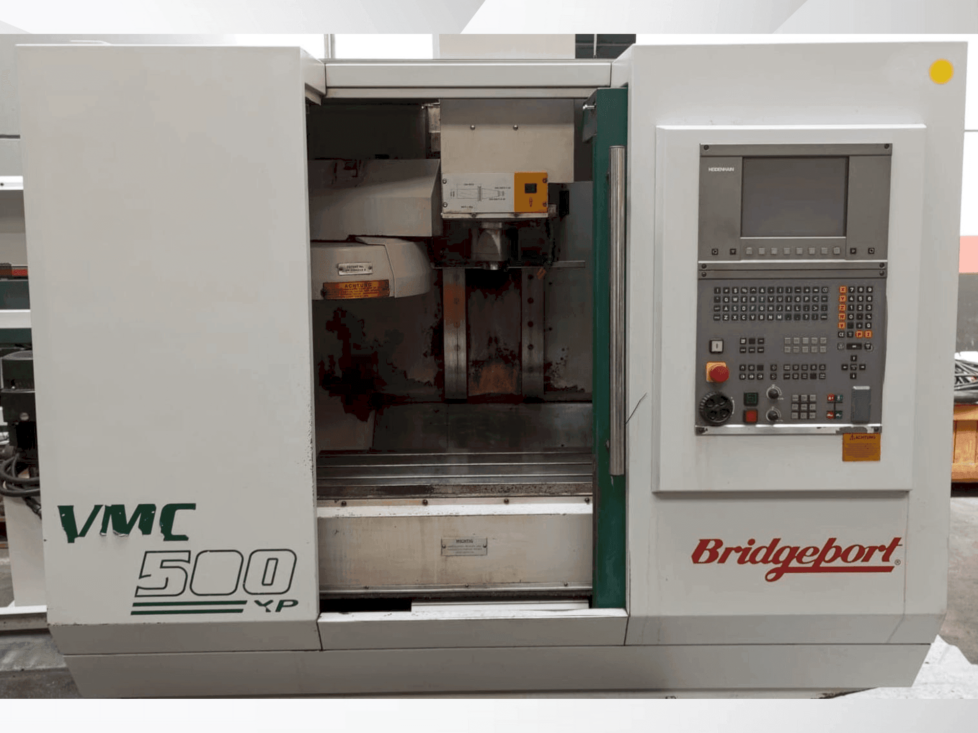 Bridgeport VMC 500 XP-maskinen framifrån