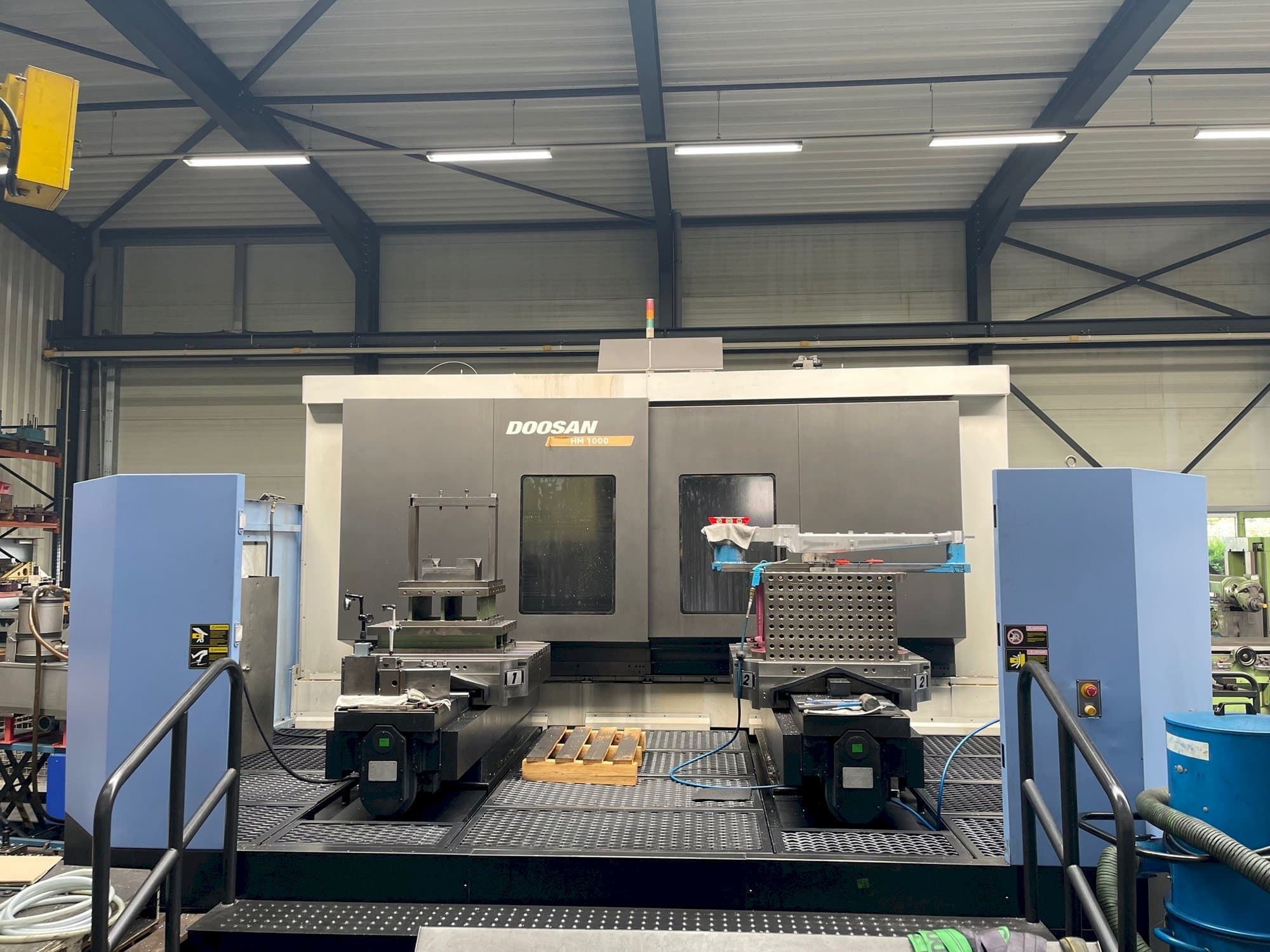 Doosan HM 1000-maskinen framifrån