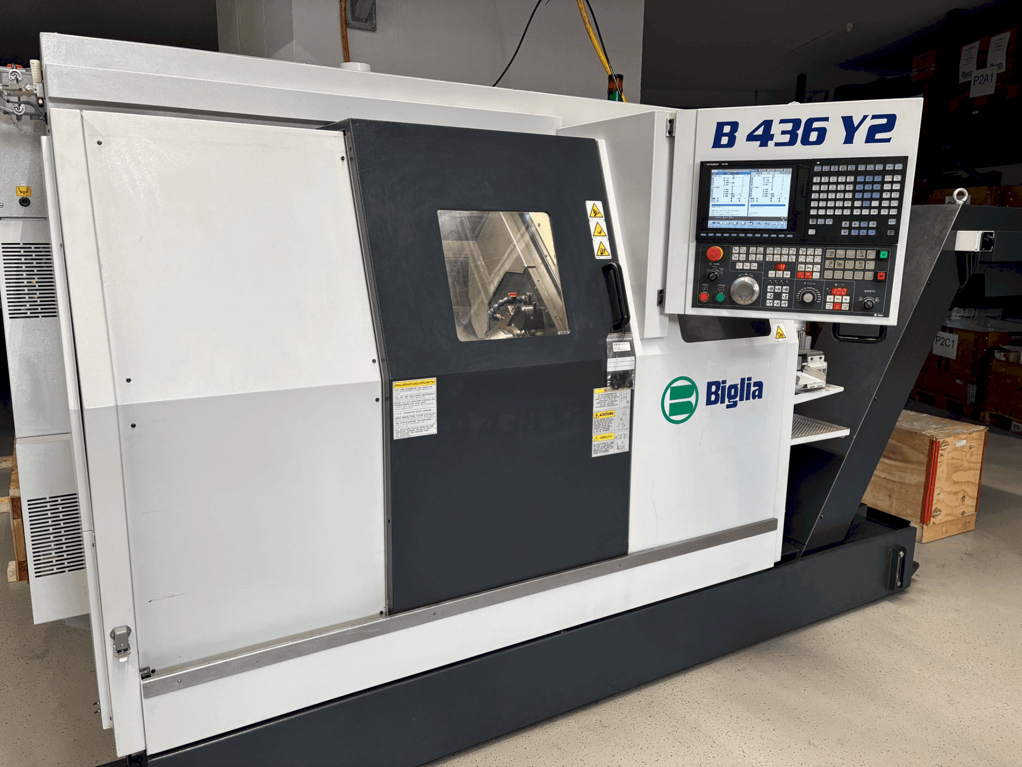 Biglia B436Y2-maskinen framifrån