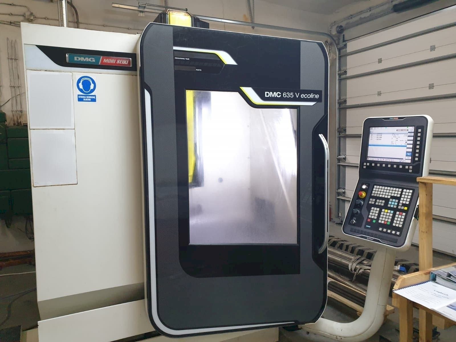 DMG DMC 635 V ecoline-maskinen framifrån