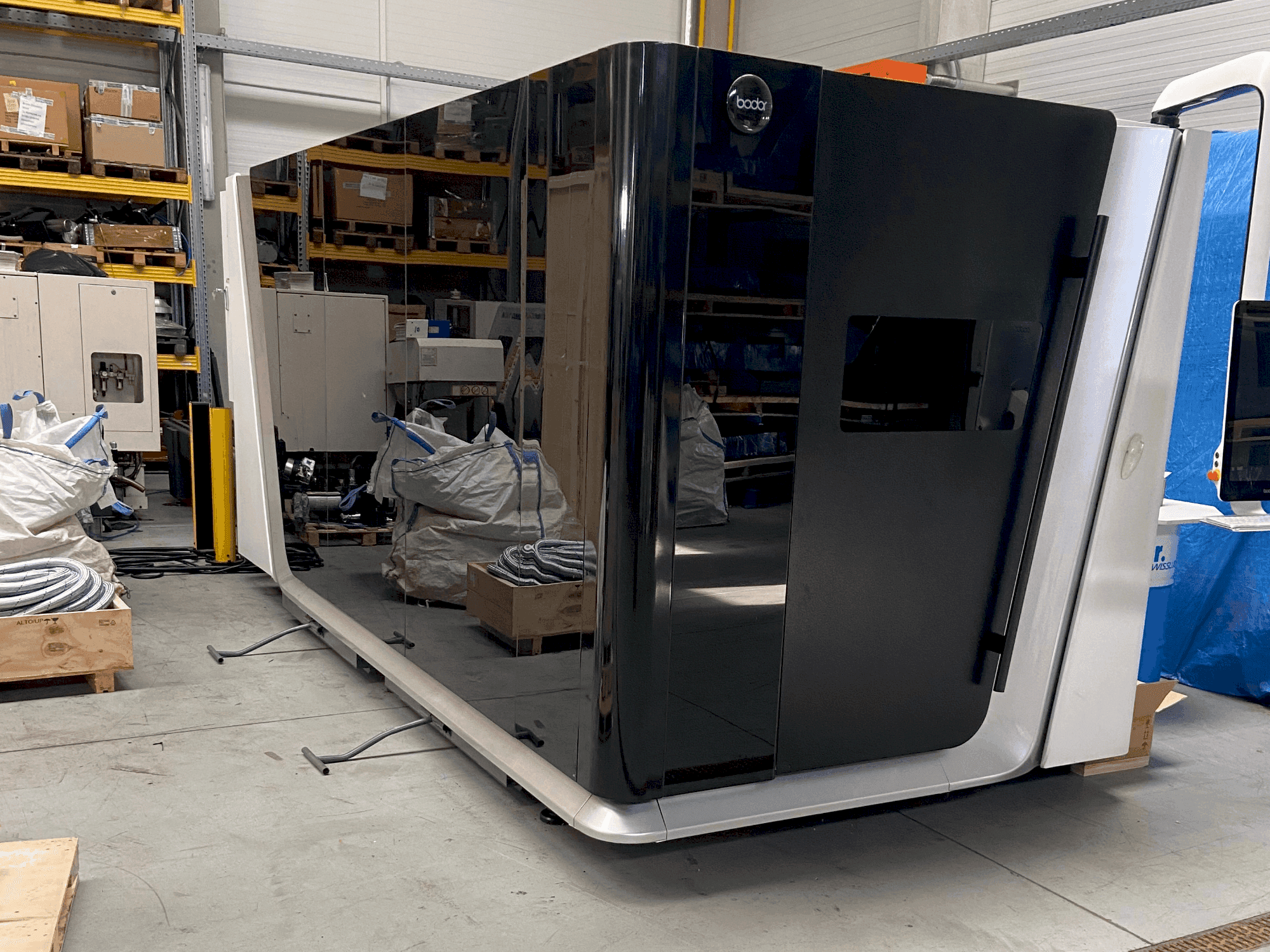 Bodor C3-maskinen framifrån