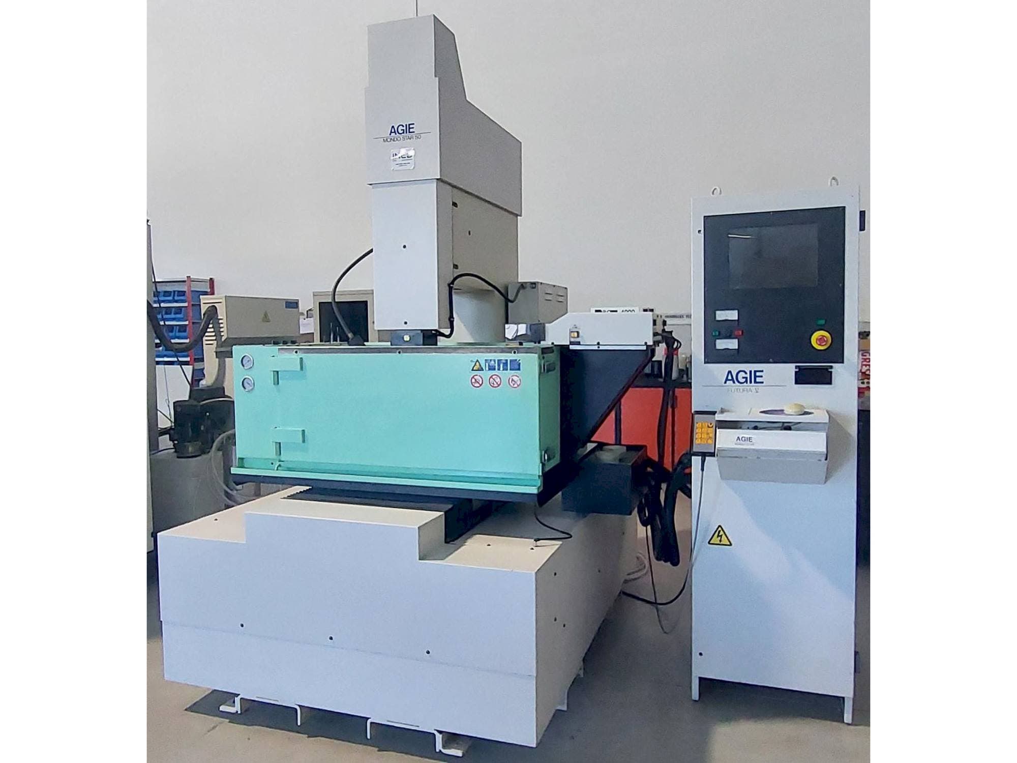 AGIE MONDO STAR 50-maskinen framifrån