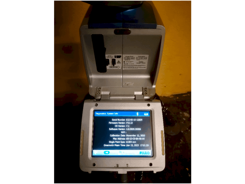 Faro EDGE Measuring arm-maskinen framifrån