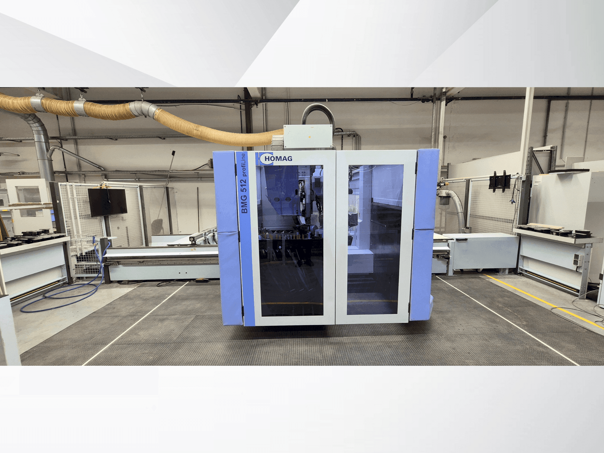 HOMAG PROFI BMG 512/40/12/V/A-maskinen framifrån