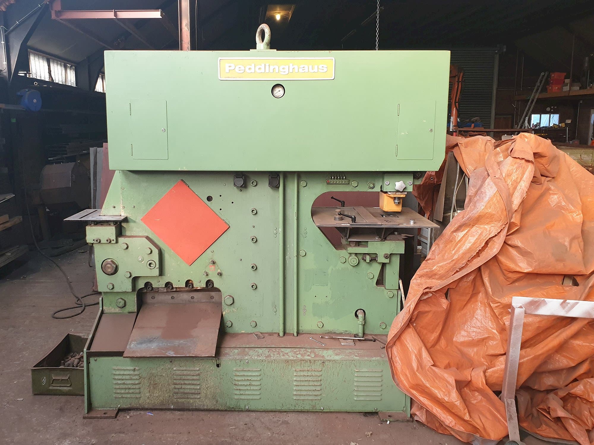 Peddinghaus-maskinen framifrånPeddimaster 110/170