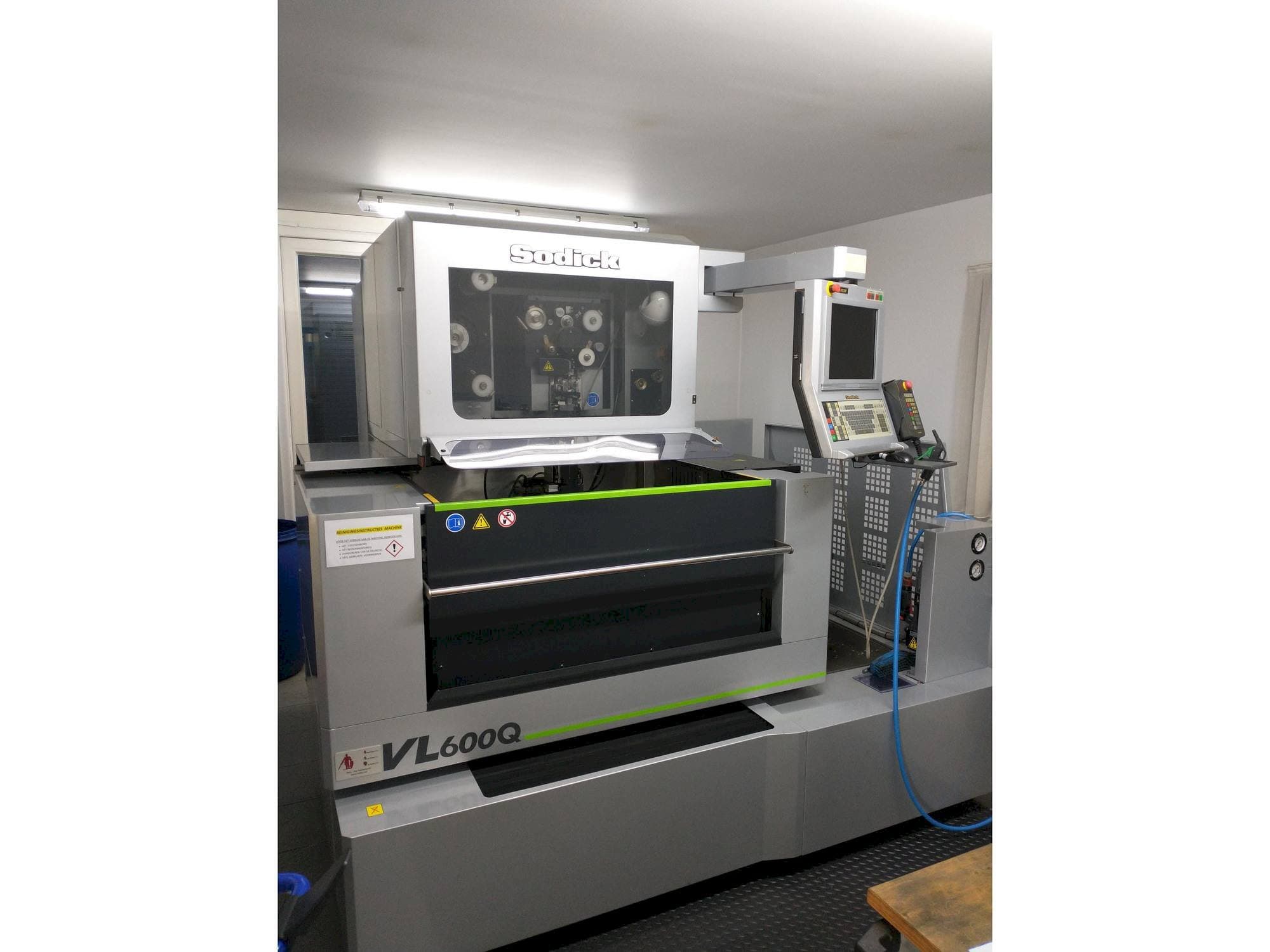 Sodick VL600Q-maskinen framifrån