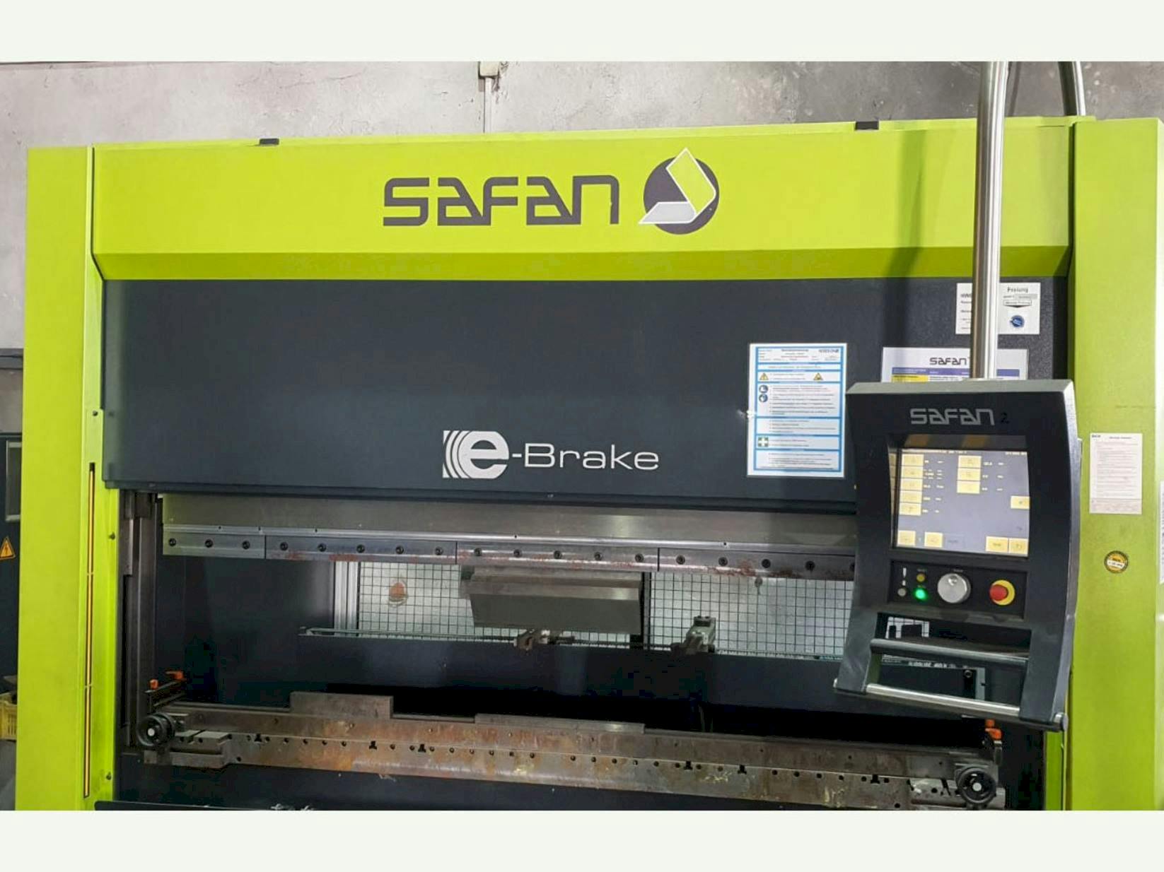 Safan E-brake 50-2050 ts1-maskinen framifrån