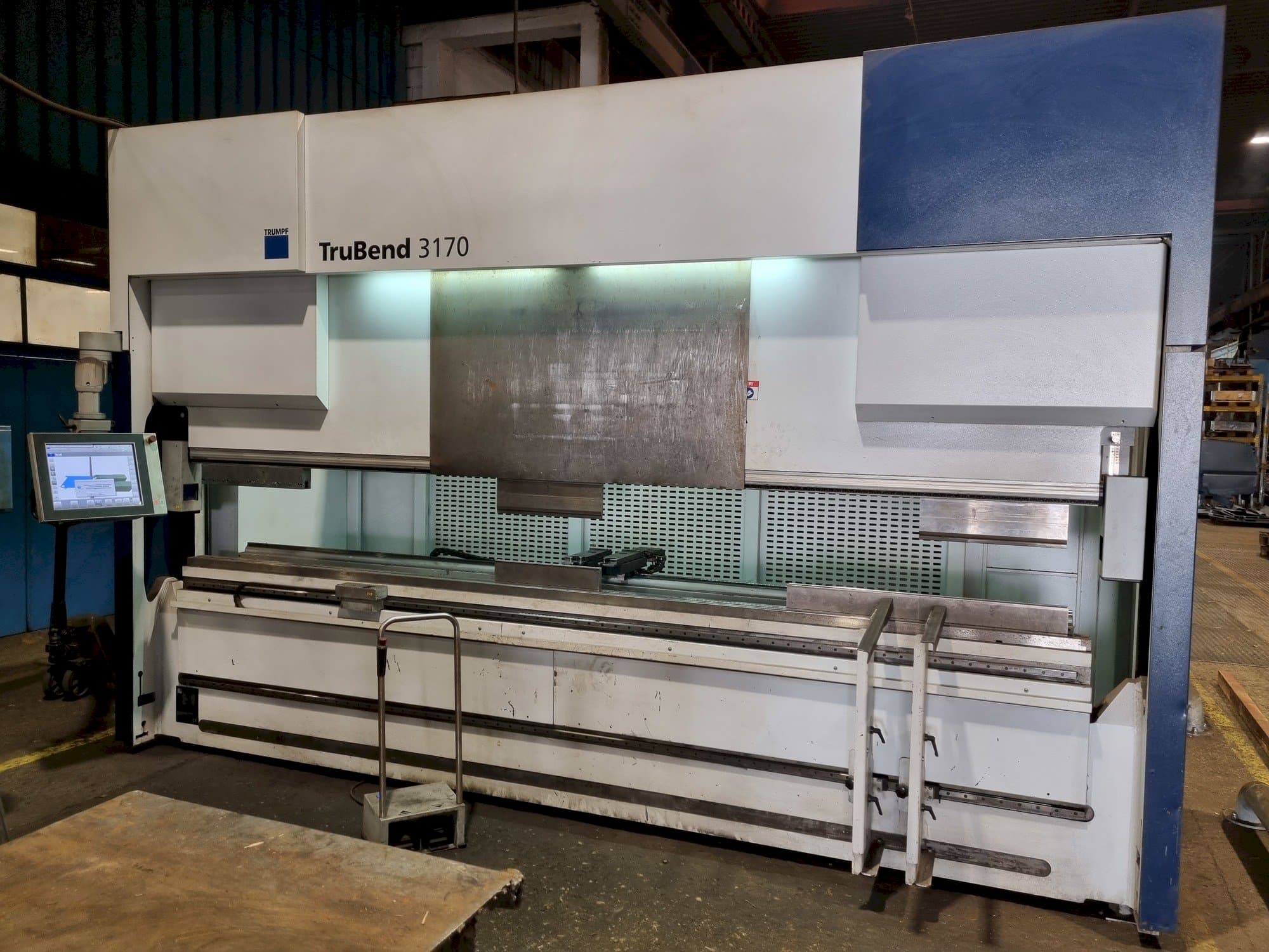 Trumpf trubend 3170-maskinen framifrån
