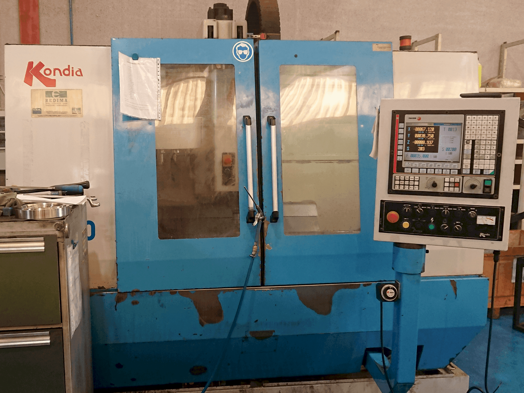 KONDIA B-1050-maskinen framifrån