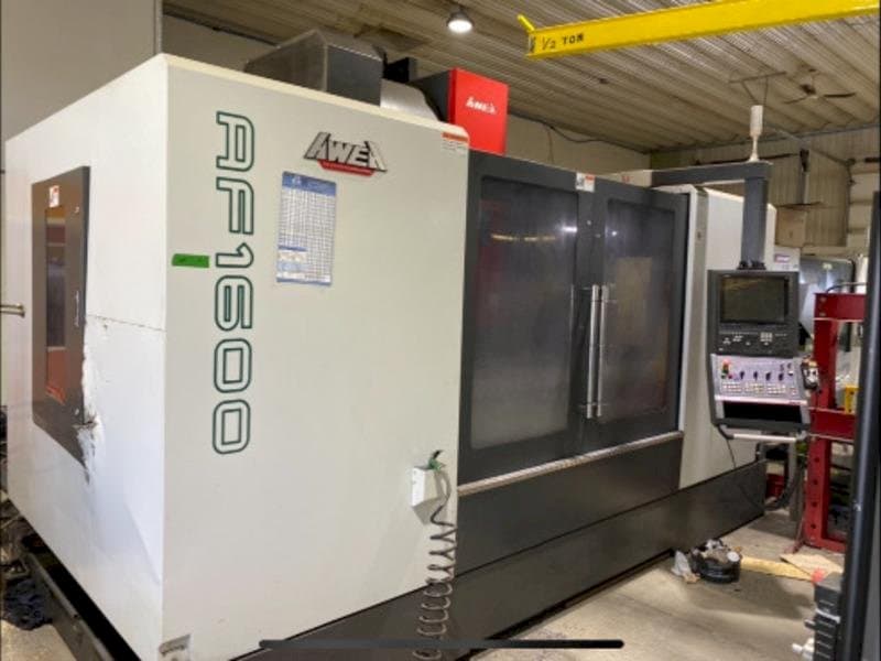 AWEA AF-1600-maskinen framifrån