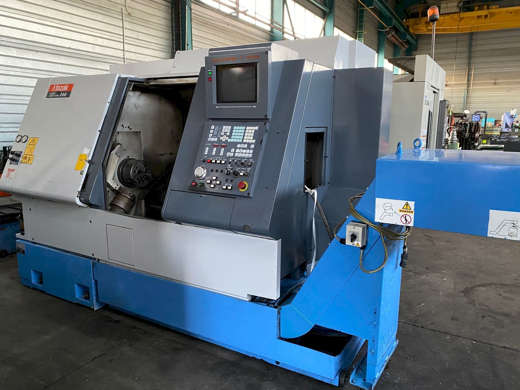 Mazak SQT 200-maskinen framifrån