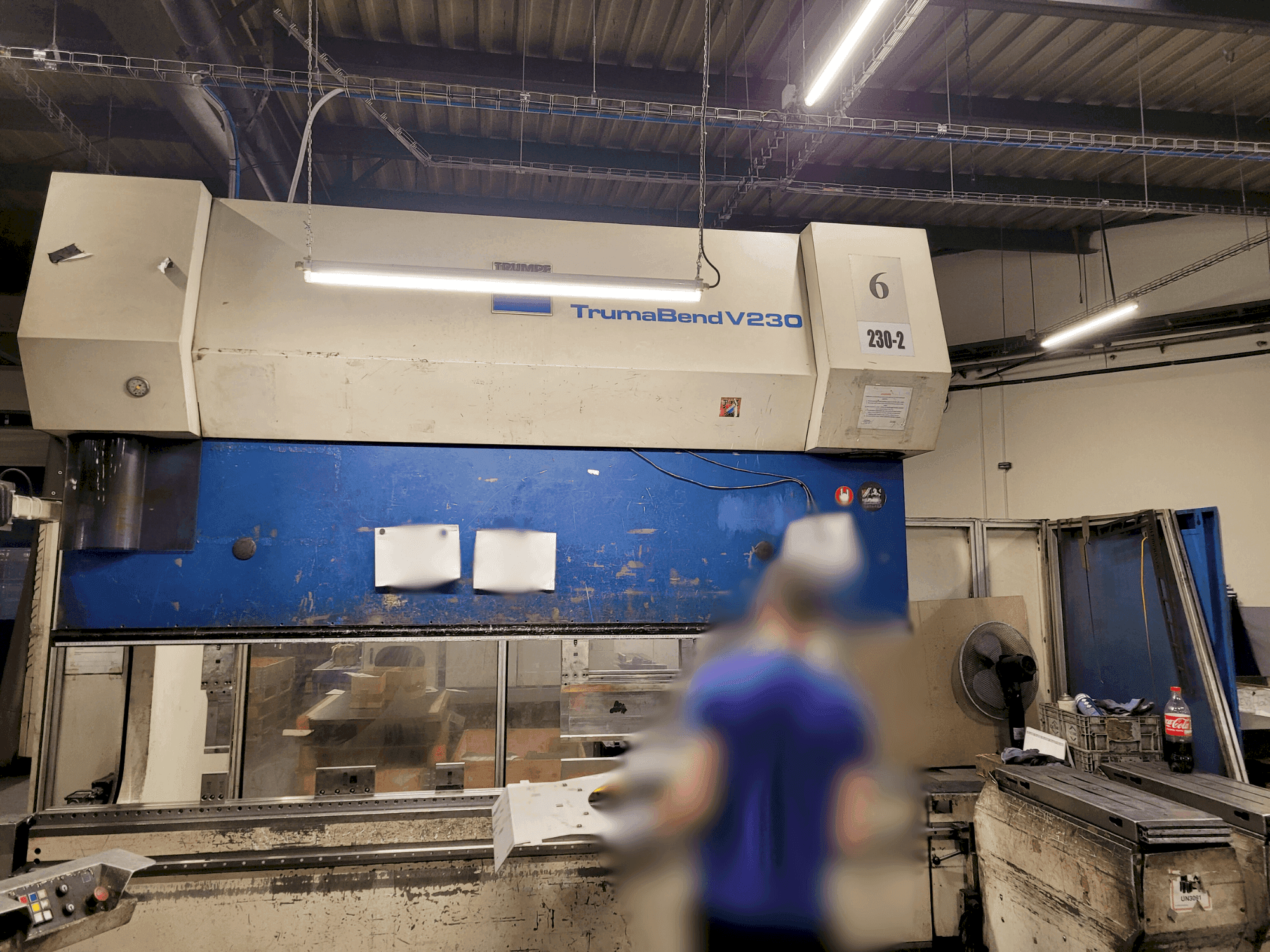 TRUMPF Trumabend V230-maskinen framifrån