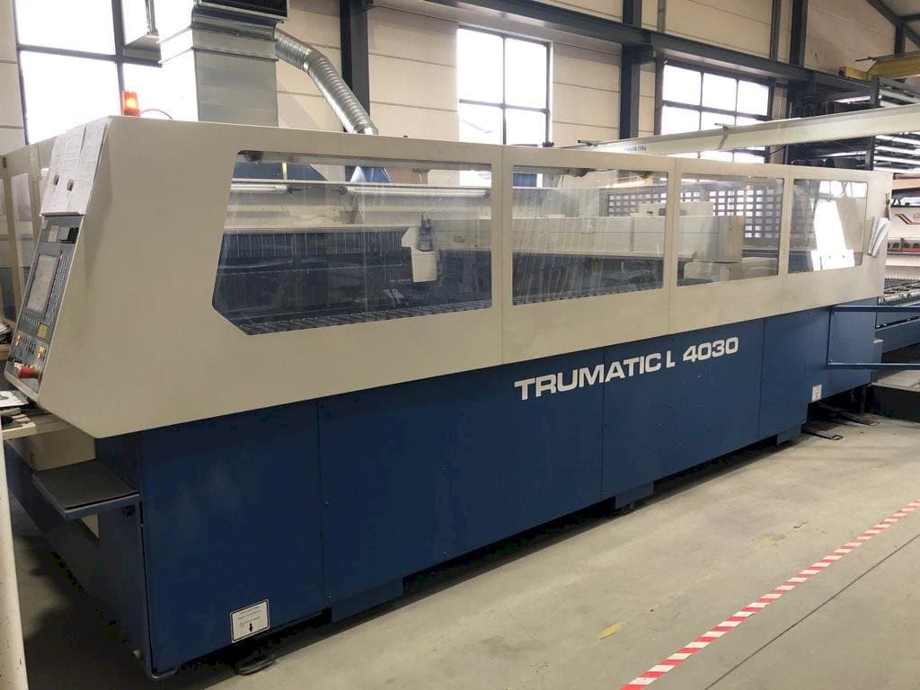Trumpf Trumatic L4030-maskinen framifrån