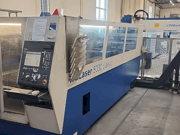 TRUMPF TruLaser 5030 classic-maskinen framifrån