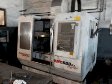 Bridgeport CMV600 22 digital-maskinen framifrån