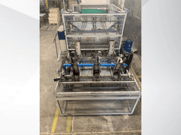 DELTA pallet nailing machine line-maskinen framifrån