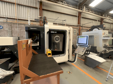 DMG MORI DMU 50-maskinen framifrån