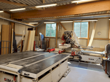 IMA BIMA CUT 120/300-maskinen framifrån