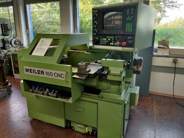 Weiler 160 CNC-maskinen framifrån