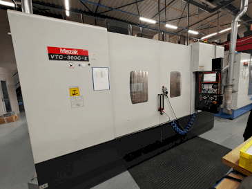 Mazak VTC-300C-maskinen framifrån