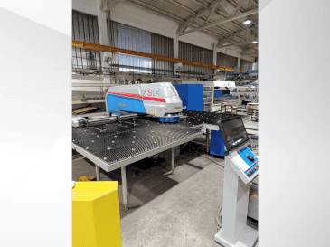 Euromac STX FLEX 12 1500/22-2500-maskinen framifrån