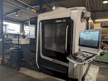 DMG MORI DMU 50 3rd Gen-maskinen framifrån