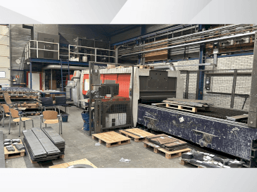Bystronic BySpeed Pro 3015 + ByTrans Extended 3015-maskinen framifrån