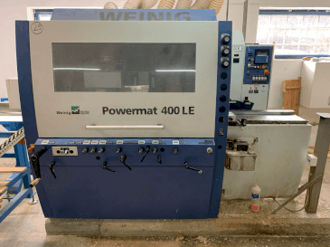 WEINIG / DIMTER POWERMAT 400LE-maskinen framifrån