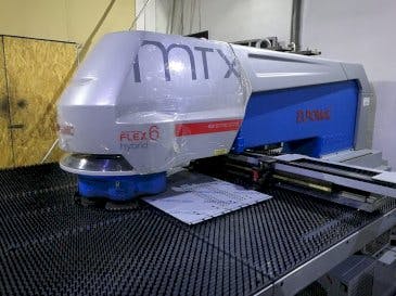 Euromac MTX Flex 6-maskinen framifrån
