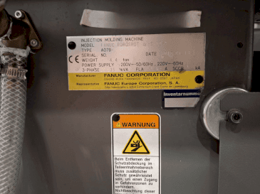 FANUC Roboshot S100iA-maskinen framifrån
