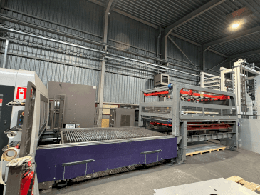 Bystronic ByTrans 3015 Standard-maskinen framifrån