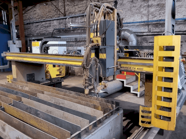 ESAB Combirex DX 4000-maskinen framifrån