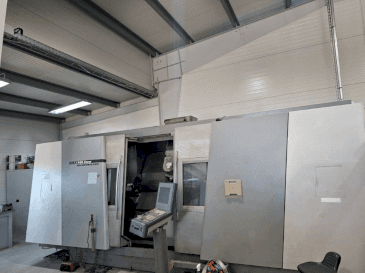 DMG Gildemeister GMX 400 linear-maskinen framifrån