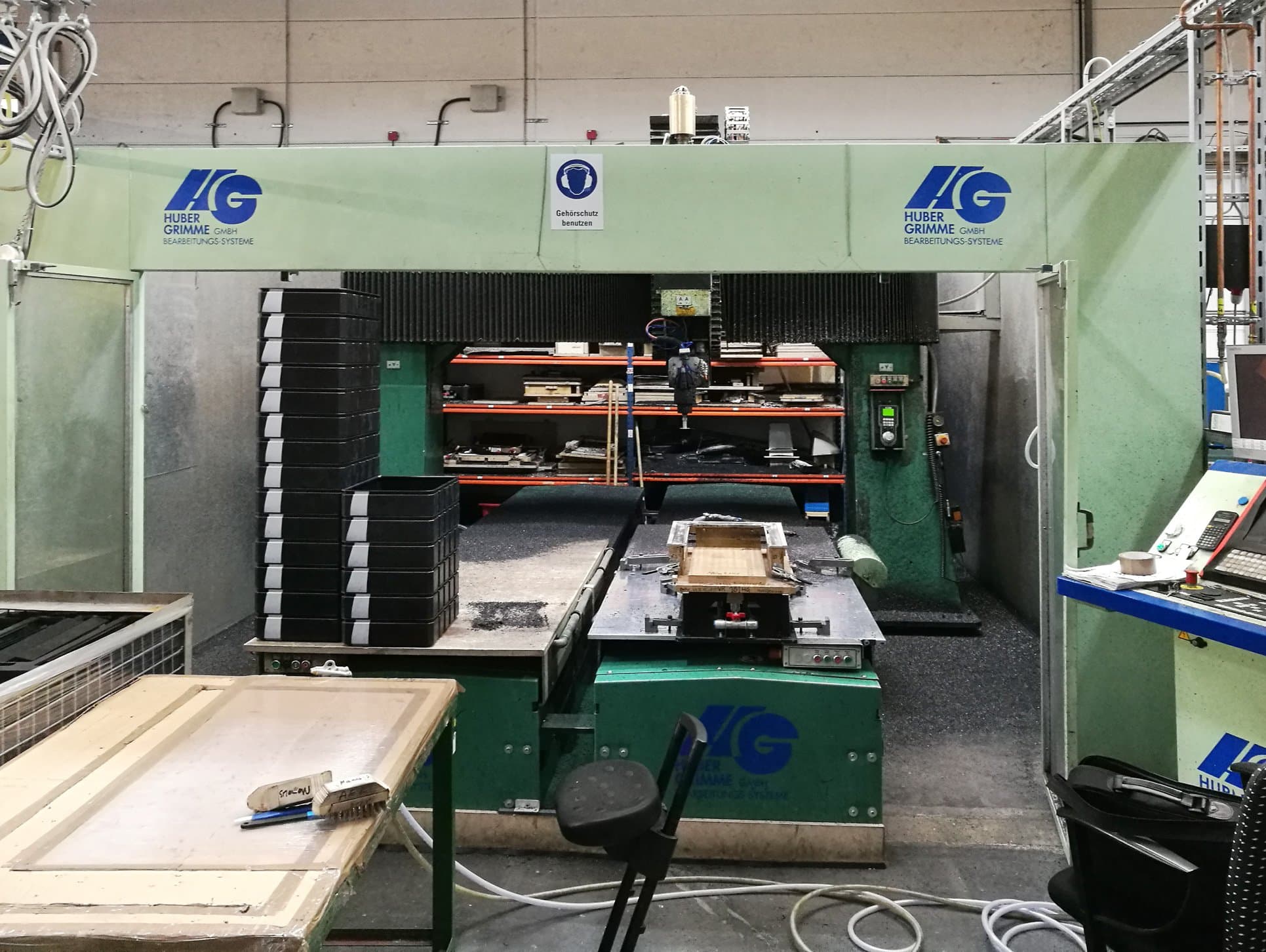 Huber&Grimme-maskinen framifrånHG3000T